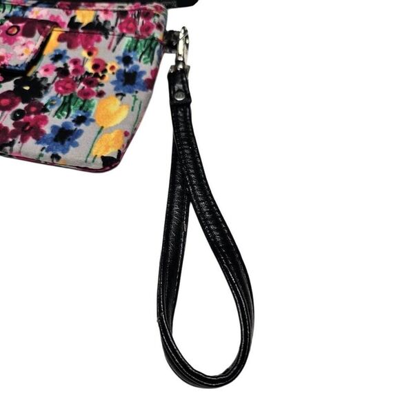 Thirty-One Wallet Watercolor Garden Floral Money Card Holder Zip Around - Picture 2 of 11